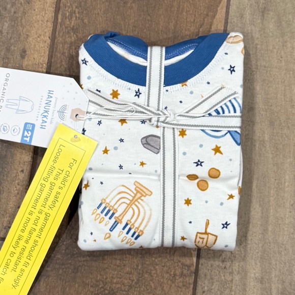 Hanukkah Organic Cotton Pajama Set - PBK - Picture 6 of 9
